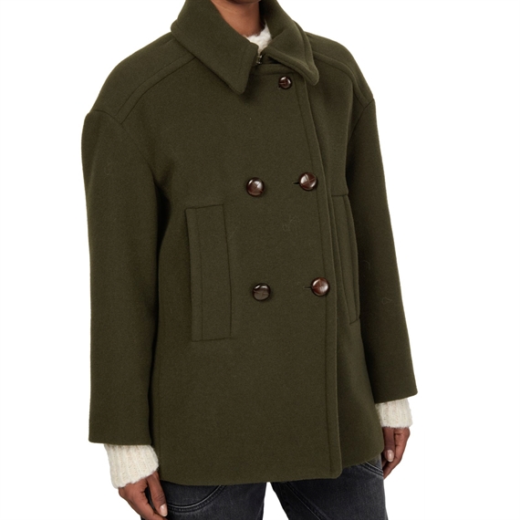 Isabel Marant Etoile Fiby Jakke, Dark Khaki 